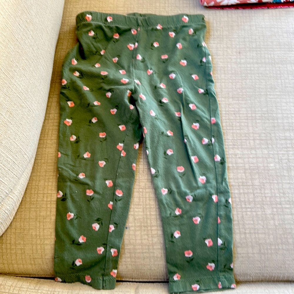 Pink flower pants